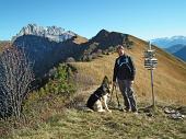 Salita da Rovetta a Cima Paré (1642 m.) il 21 ottobre 2010 - Piero ed Erica - FOTOGALLERY